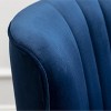 Contemporary Velvet Upholstered Accent Chair - 2 of 4