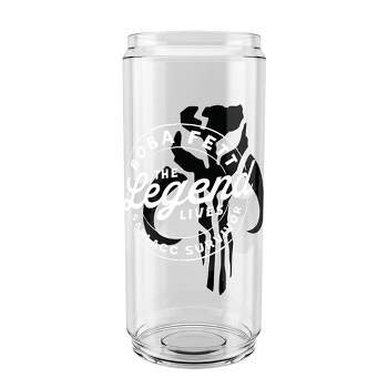 Star Wars: The Book of Boba Fett The Legend Lives Mandalorian Crest Tritan Can Shaped Drinking Cup