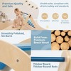 GOTGELIF 3-in-1 Montessori Climber Set with Mat & Decorative Cloth - Toddler Wooden Play Arch with Slide & Climbing Ramp - 2 of 4