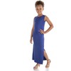 24seven Comfort Apparel Girls Side Slit Maxi Dress - 2 of 4