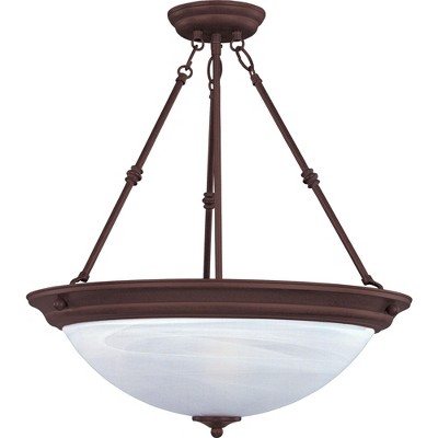 Maxim Lighting Essentials - 584x 3 - Light Pendant in  Oil Rubbed Bronze