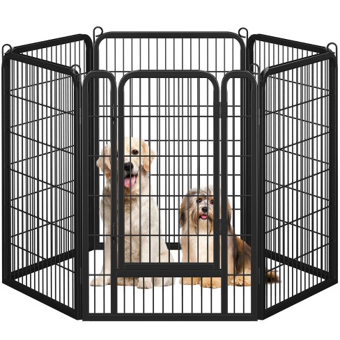 Yaheetech Dog Pen Panels, 2 Panels 40 Inch Height Dog Fence Dog