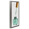 Stupell Industries Cyan Makeup Nail Polish Brush, 15" x 31" - 3 of 4