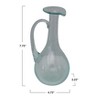 Storied Home Decorative Hand Blown Glass Pitcher, Clear - 2 of 2