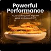 Chefman Countertop Microwave Oven 0.7 Cu. Ft., 700 Watts with 6 Presets and 10 Power Levels - Black - 3 of 4