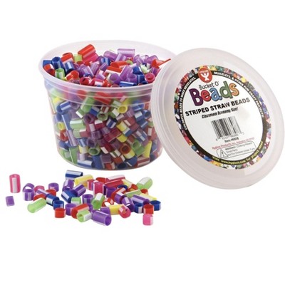 Hygloss Straw Beads, Assorted Colors, Set of 1000