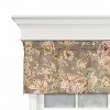 RLF Home 100% Cotton High Quality Monte Cristo Tailored Window Valance with 1.5" Rod Pocket 50" W X 12" L Gray - 4 of 4