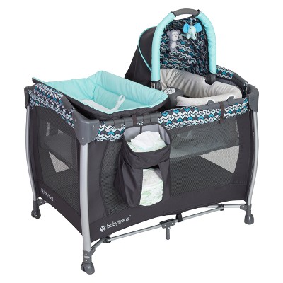 baby trend pack n play with bassinet and changing table