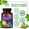 Organic Ashwagandha 1950mg w/ Black Pepper for High Absorption & Stress Support - 60 Capsules By Nature's Strength - 3 of 4
