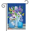 Briarwood Lane Spring Garden Flag 12x18 For Outdoor Butterflies and Pansies For Spring Garden Flag Flags For Outside - 2 of 4