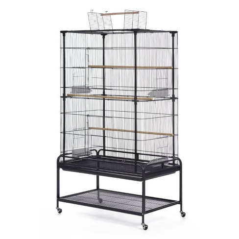 Prevue Pet Products Play Top Flight Bird Cage With Stand - F085, Black ...