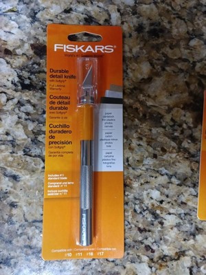 Fiskars Softgrip Detail Knife F167110, Silver