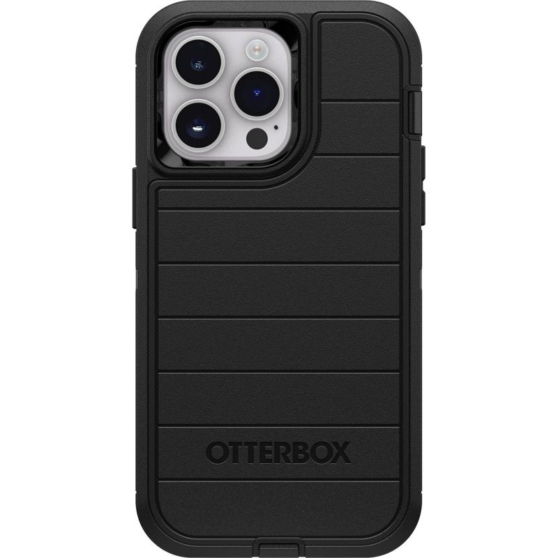 OtterBox Apple iPhone 14 Pro Max Defender Pro Series Case - Black, 1 of 8