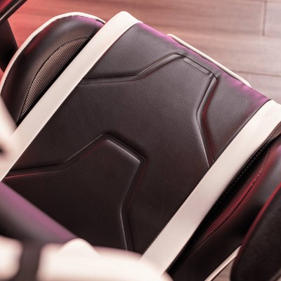 Agility Black and White Ergonomic PC Gaming Chair