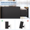 10 Drawer Dresser, 59" Wide Wooden Chest of Drawers with Gold Handles, Grooved Large Dresser TV Stand, Bedroom Clothing Storage Organizer - 3 of 4