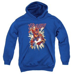 Boys’ JLA Flash Glow Hooded Sweatshirt - 1 of 4