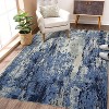 Modern Abstract Rug – Washable, Non-Slip, Ultra-Thin, Low Pile, Non-Shedding Area Rug for Living Room,Bedroom,Home Office, Contemporary - 2 of 4