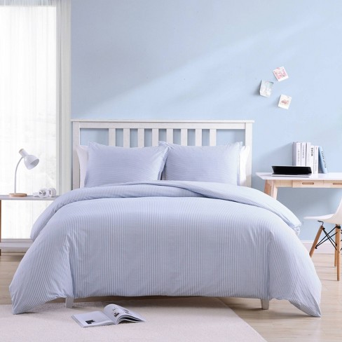 Gray Braydon Reversible Stripe Comforter Mini Set King/california King :  Target