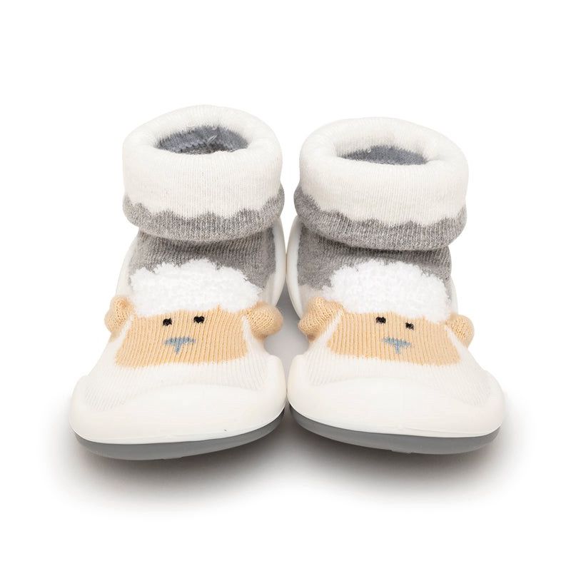 Komuello Baby Boy/Girl First Walk Sock Shoes Little Lamb, 2 of 10