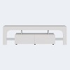 Coucheta 63 inch TV Stand TVs up to 75", Wood Cabinet Entertainment Center Media with 2 Drawer, Open Shelf Storage, Remote Control 16 Color LED - 2 of 4