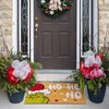 Dr. Seuss 1'5"x2'5" The Grinch Ho Ho Ho Coir Doormat Natural: Christmas Indoor Outdoor Medium Pile Multicolor - 4 of 4