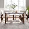 CAVINAS Dining Table Set for 4 Kitchen Table Modern Dining Table Space-Saving Dinette for Kitchen Dining Room, Small Space - 3 of 4