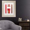 Trademark Fine Art - Alice Straker  Fab Stripes Matted Framed Art - 2 of 4