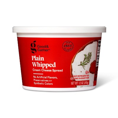 Whipped Plain Cream Cheese Spread - 12oz - Good & Gather™