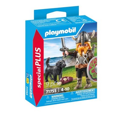 Playmobil 71755 Viking with Guard Dog Playset 9pc