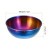 Unique Bargains Thick Stainless Steel Condiment Dishes for Kitchen Restaurant 3.2" Dia - 2 of 4