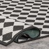 Nuloom Valery Black & White Checkered Indoor and Outdoor Patio Area Rug - 4 of 4