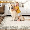 Coucheta Washable Abstract Area Rug, Stain-Resistant  Non-Slip Low-Pile Ultra Soft Foldable Mat for Living room, Bedroom - 4 of 4