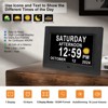 Aoibox Digital Calendar Alarm Clock with Day and Date for Seniors -15 Alarms, 5 Color Displays,Auto Dimming, Medication Reminders,Photo Frame Function - 2 of 4