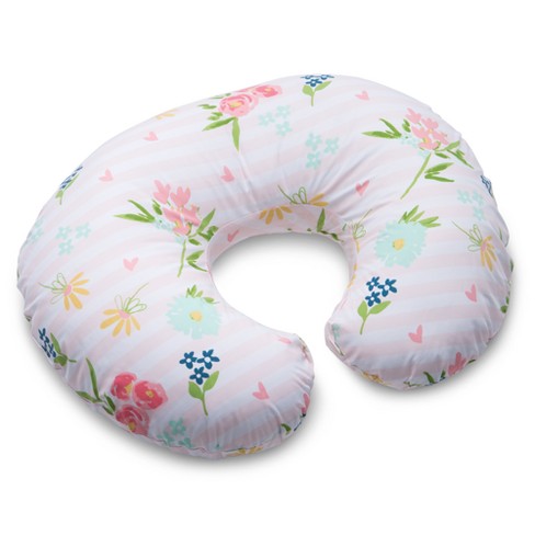 Boppy Original Feeding and Infant Support Pillow - Floral Stripes - image 1 of 4