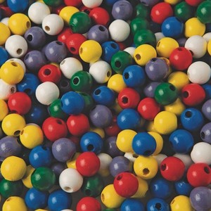Large Wooden Beads (Bag of 1000) - 1 of 1