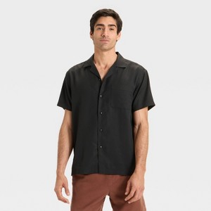 Men's Vacay Soft Twill Camp Shirt - Goodfellow & Co™ - 1 of 3