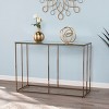 Nicholance Contemporary Glass-Top Console Table - CK1082103 - Champagne - SEI - 2 of 4