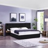 TiramisuBest Platform Bed Bed Frame King/Queen Size Storage Headboard Modern Lifestyle Home Bedroom Upgrade - 2 of 4