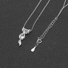 Fox Pendant Necklace for Women Sterling Silver Cz Ginger Lyne Collection - 4 of 4