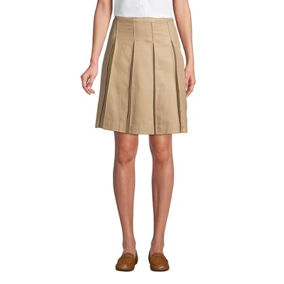 Lands' End School Uniform Women's Box Pleat Skirt Top Of Knee - 4 ...
