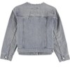 Michael Kors Womens Collarless Frayed Denim Jean Jacket - 2 of 2