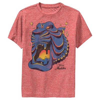 Boy's Aladdin Sand Tiger Cave Performance Tee - Red Heather - Medium ...