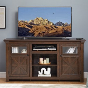 NicBex TV Stand Farmhouse Barn Design Entertainment Center with 2 Doors Cabinet for Living Room, Bedroom - 1 of 4