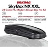 Yakima Roof Cargo Carrier, Vehicle Rooftop Hard Shell Travel Storage Box with SKS Lock, SkyBox NX XXL, 22 Cubic Feet, Black - 3 of 4