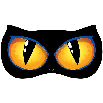 Halloween Express Lighted Cat Eyes Animated Prop Halloween Decoration - 14 in x 23 in - Multicolored