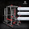 Marcy Pro Smith Machine Weight Bench Home Gym Total Body Workout Training System - 2 of 4