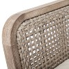 PAGED Patio Dining Chairs Wood Patio Chairs with Waterproof Thick Cushion, Unique Back Design for Garden, Patio, Lawn - 3 of 4