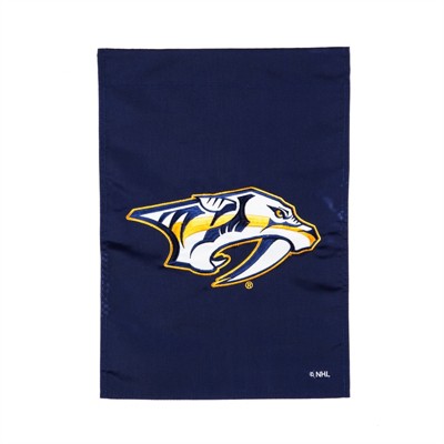 Evergreen Applique Garden Flag Nashville Predators