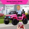 12V Kids Ride On Truck with Remote Control,Spring Suspension,Bluetooth Connectivity and Led Lights - 2 of 4