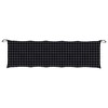 vidaXL Bench Cushion Outdoor Water Repellent Bench Cushion Pad Oxford Fabric - Black Check Pattern 70.9" x 19.7" x 2.8" - 4 of 4